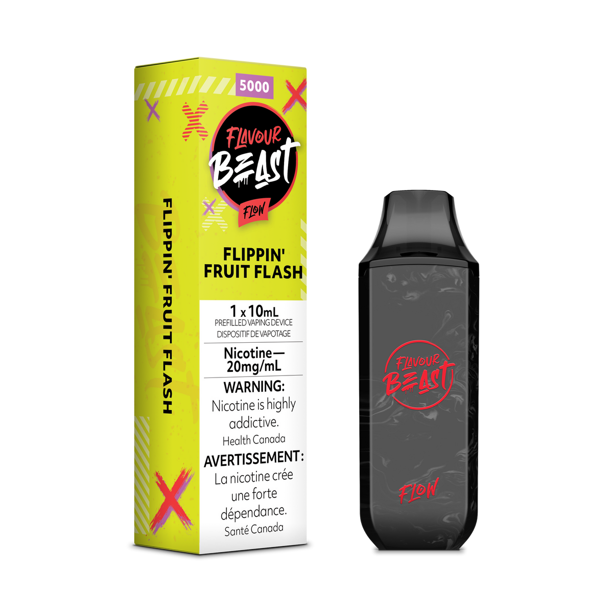 Flavour Beast Flow 5K Disposable - Flippin' Fruit Flash Rainbow Burst