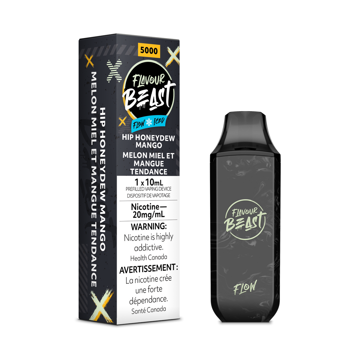 Flavour Beast Flow 5K Disposable - Hip Honeydew Mango Iced