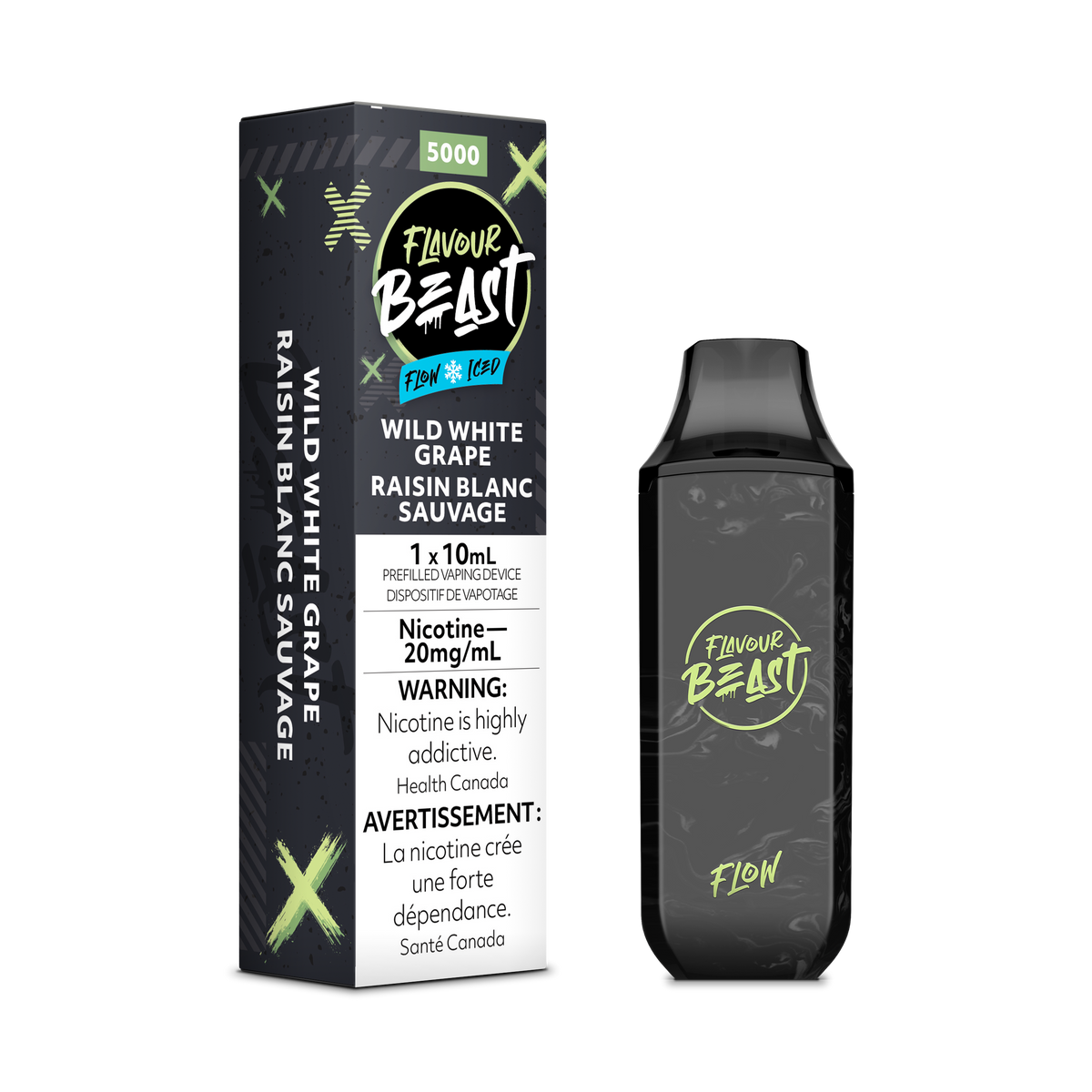 Flavour Beast Flow 5K Disposable - Wild White Grape Iced