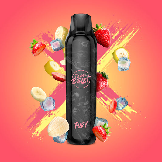 Flavour Beast Fury 800 Puff - STR8 Up Strawberry Banana 