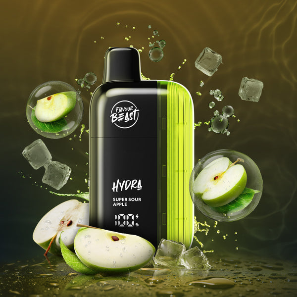 Super Sour Apple - Hydra Disposable Vape Flavour Beast Super Sour Apple - Hydra Disposable Vape Flavour Beast