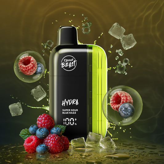 Flavour Beast Hydra 18K Disposable Vape - Super Sour Blue Razz | Canada