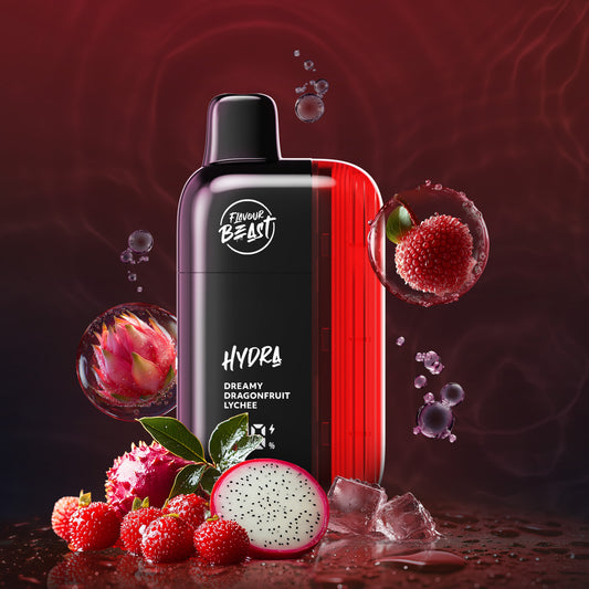 Dreamy Dragonfruit Lychee Iced - Hydra 18K |  Disposable Canada