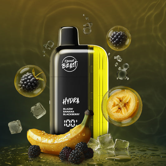 Flavour Beast Hydra 18K Disposable Vape - Blazin' Banana Blackberry | Canada