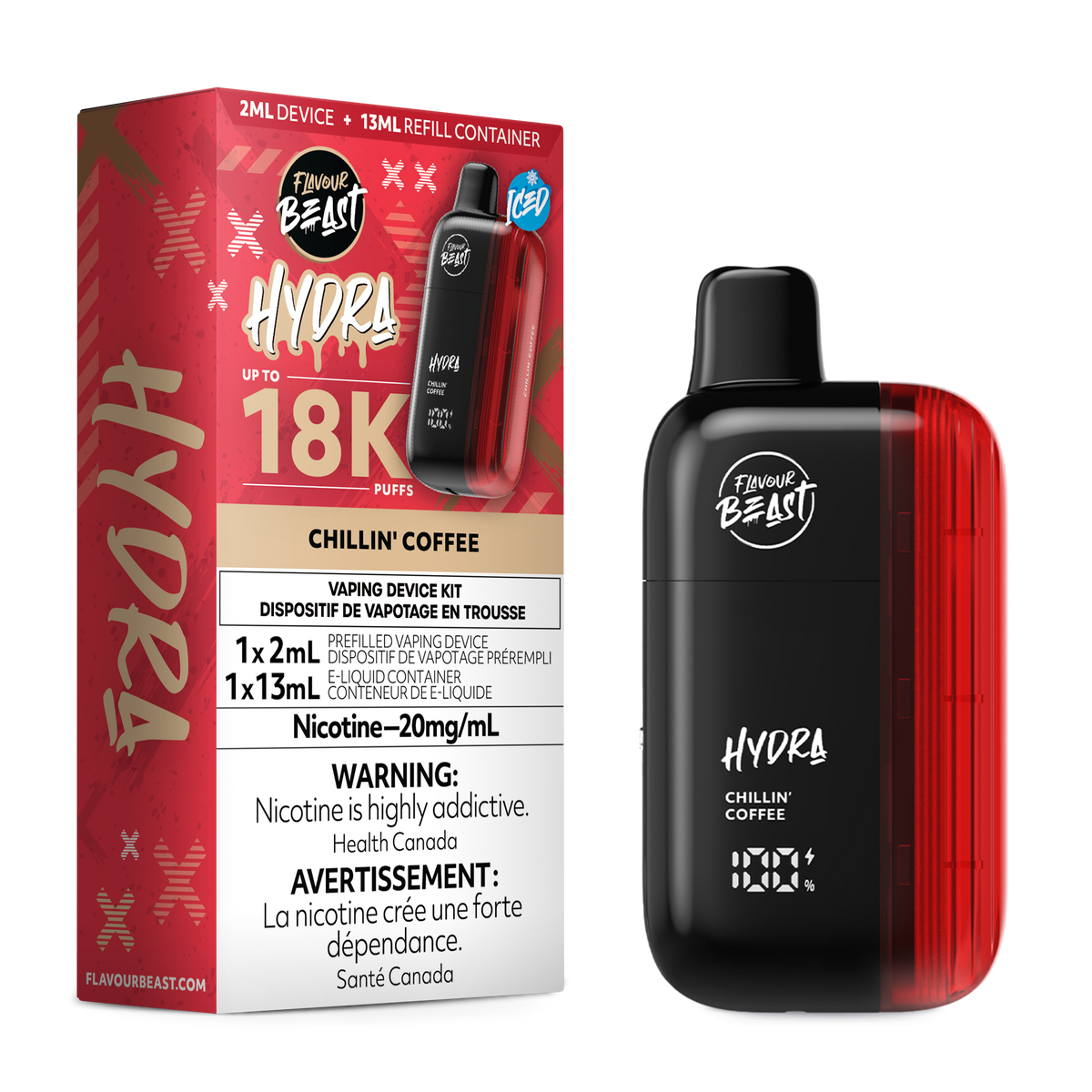 Chillin' Coffee - Hydra Disposable Vape Flavour Beast Chillin' Coffee - Hydra Disposable Vape Flavour Beast