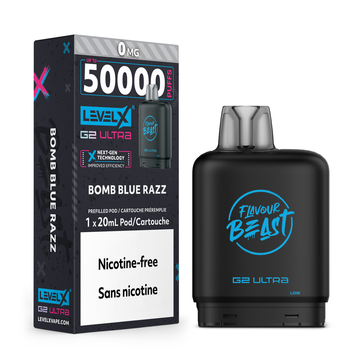 Level X G2 Ultra Pod - Bomb Blue Razz
