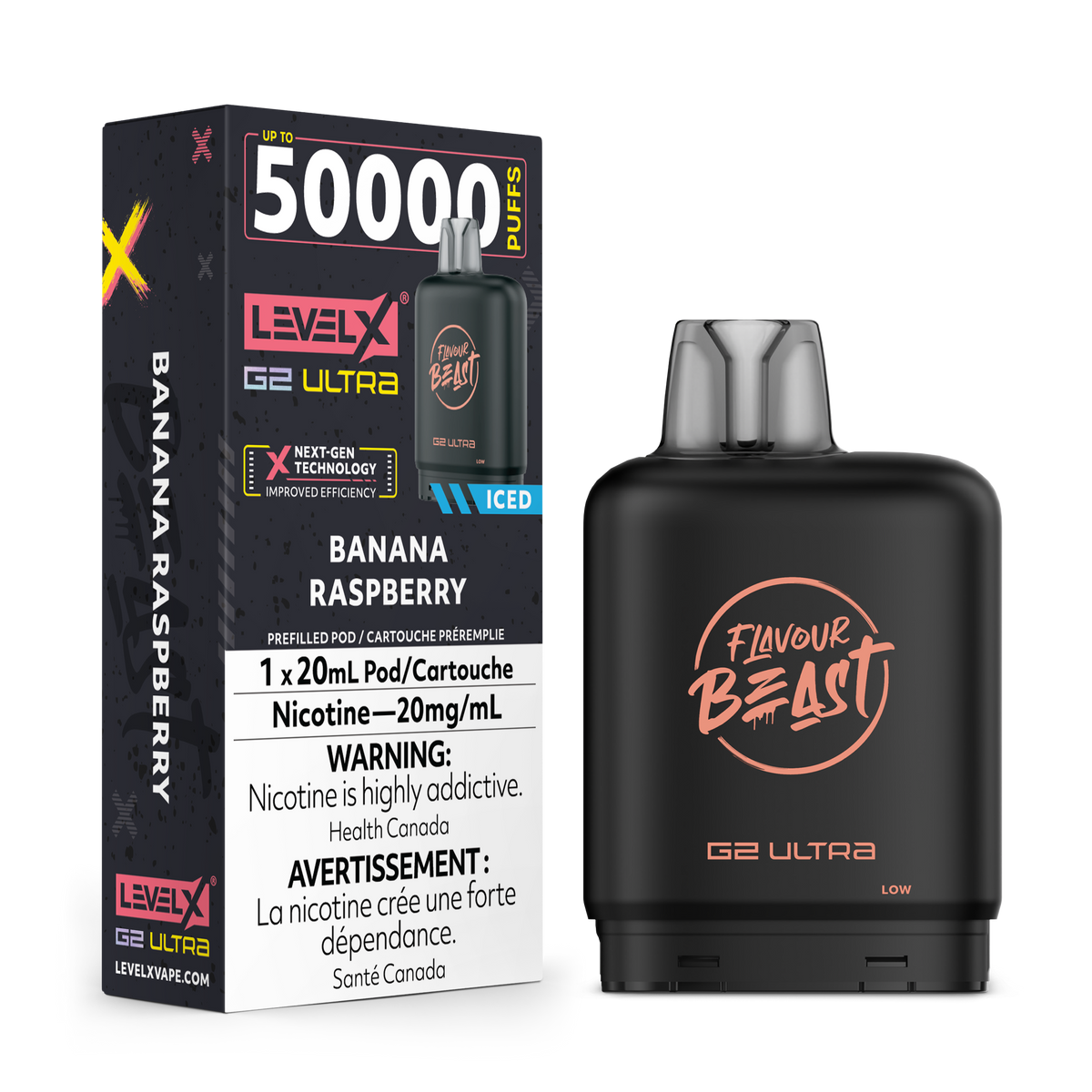 Level X G2 Ultra Pod - Banana Raspberry (Iced) (MB)
