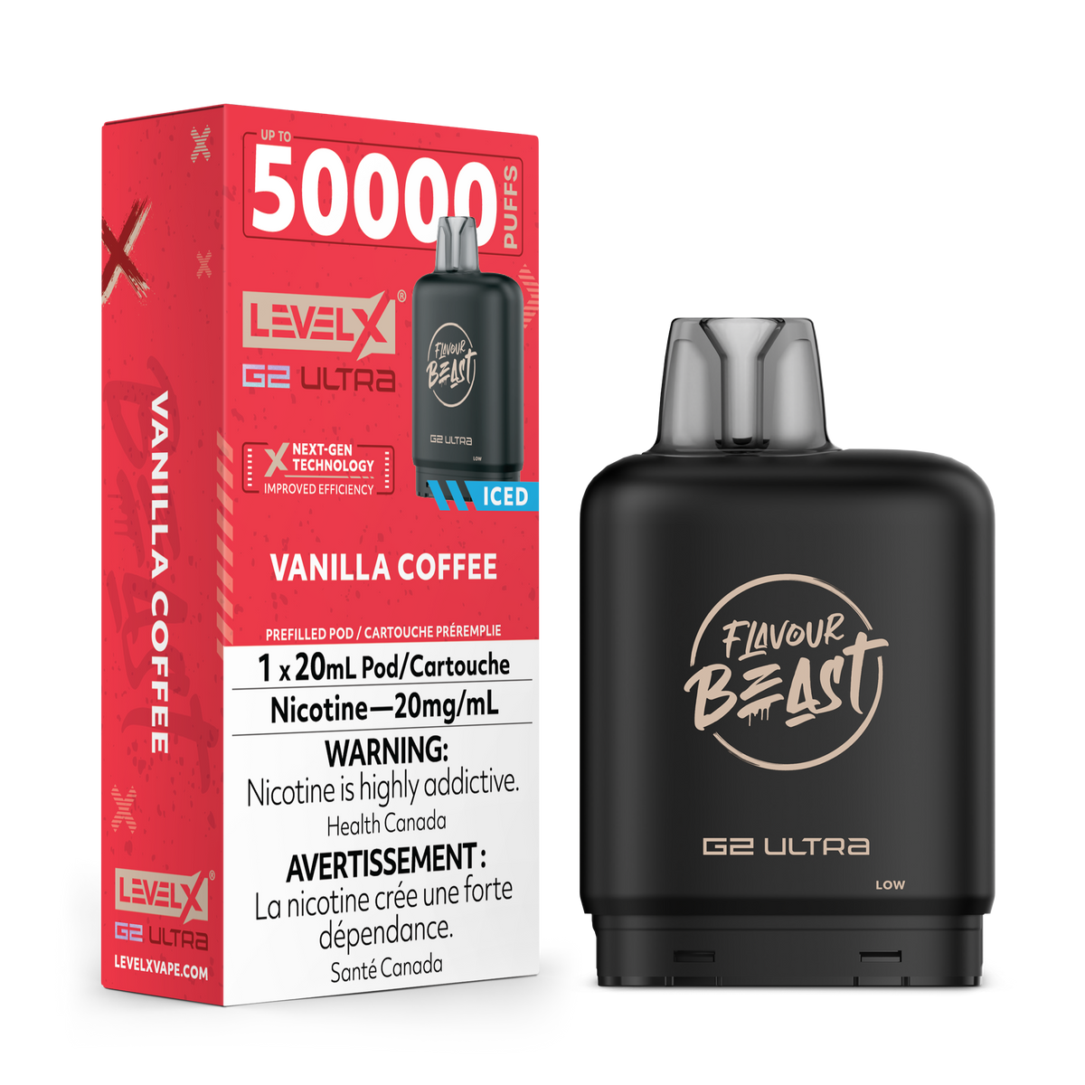 Level X G2 Ultra Pod - Vanilla Coffee (Iced) (AB)