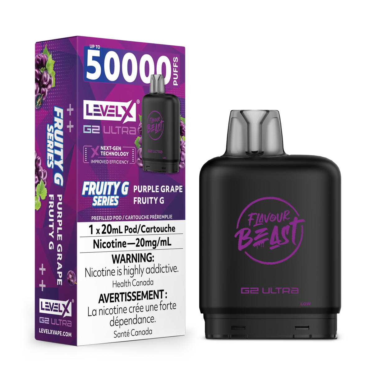 Level X G2 Ultra Pod - Purple Grape Fruity G (AB)
