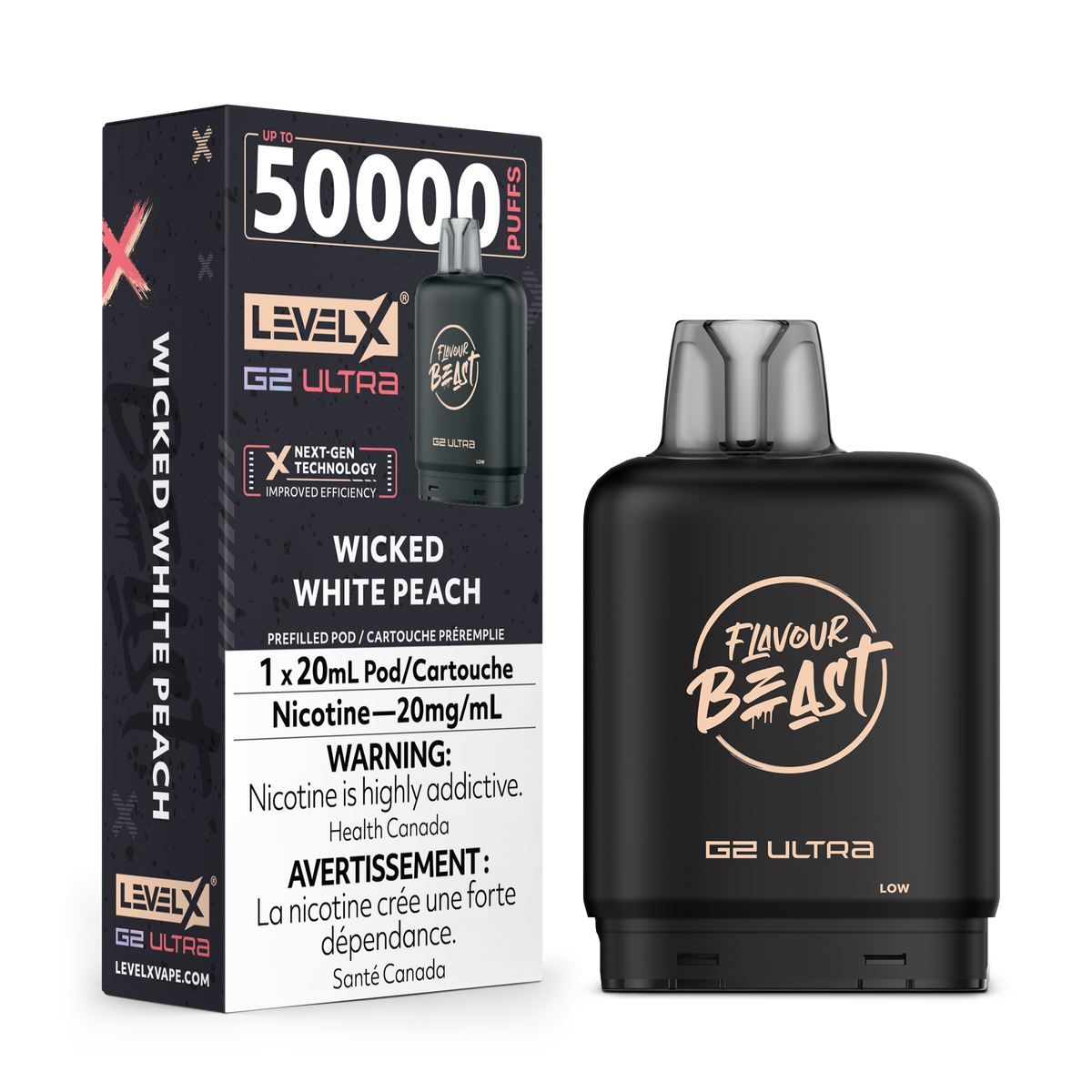 Level X G2 Ultra Pod - Wicked White Peach