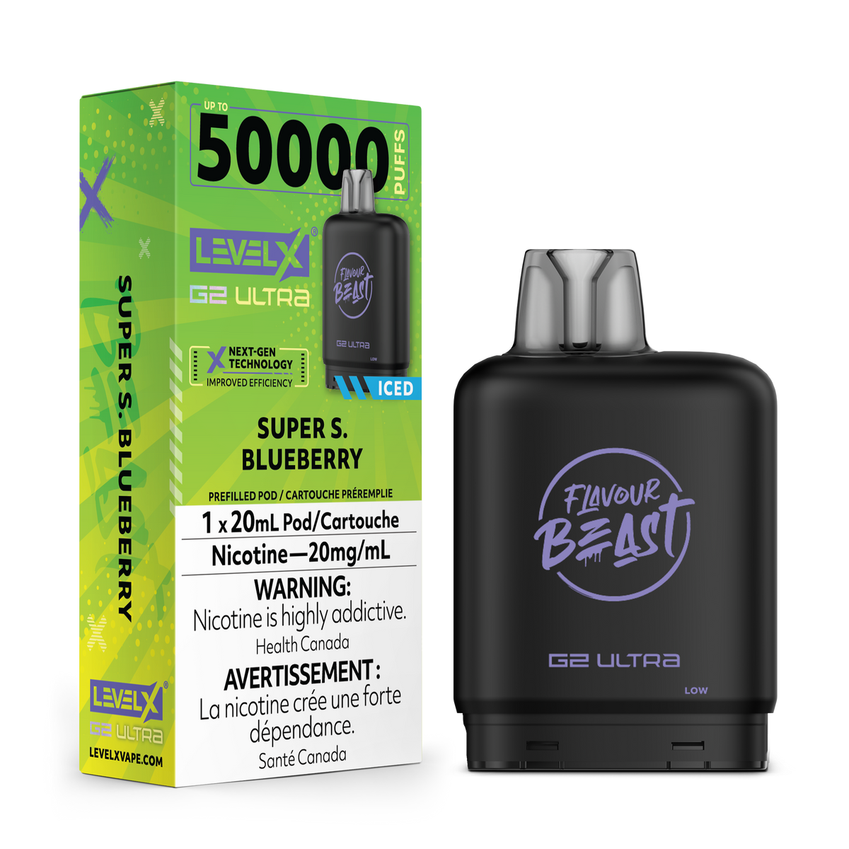 Level X G2 Ultra Pod - Super S. Blueberry (Iced) (ON)