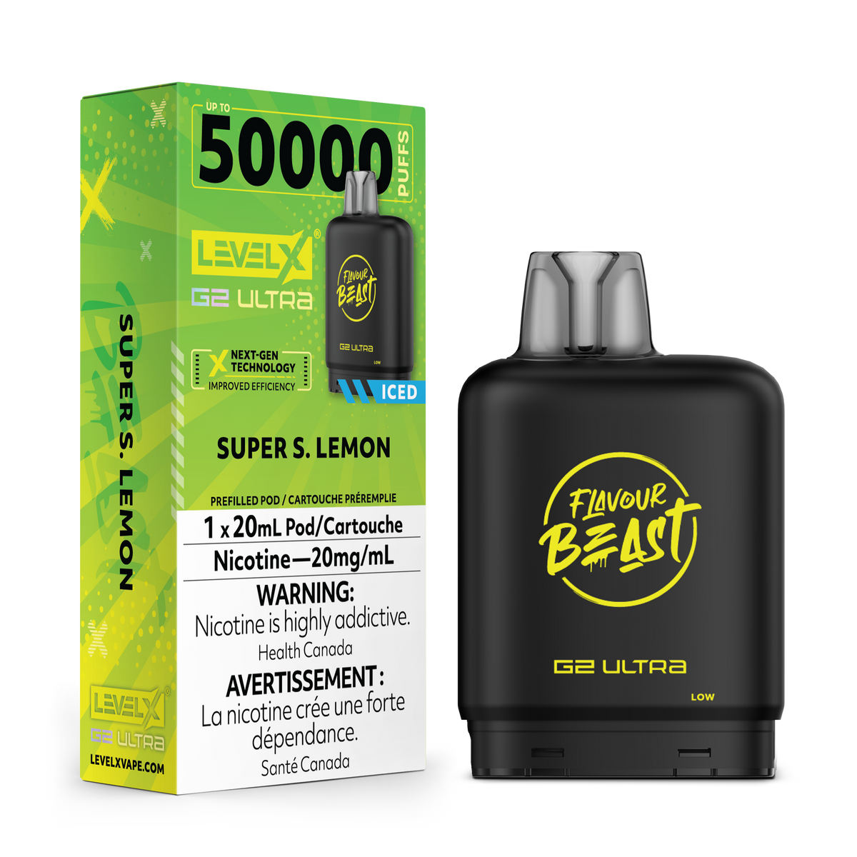 Level X G2 Ultra Pod - Super S. Lemon (Iced) (ON)