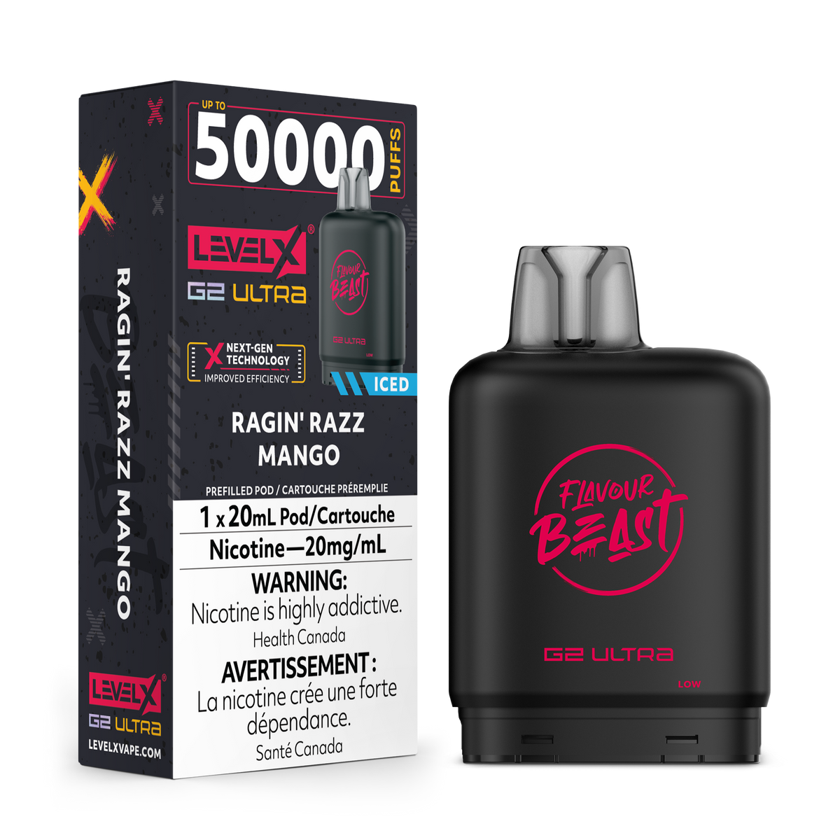 Level X G2 Ultra Pod - Ragin' Razz Mango