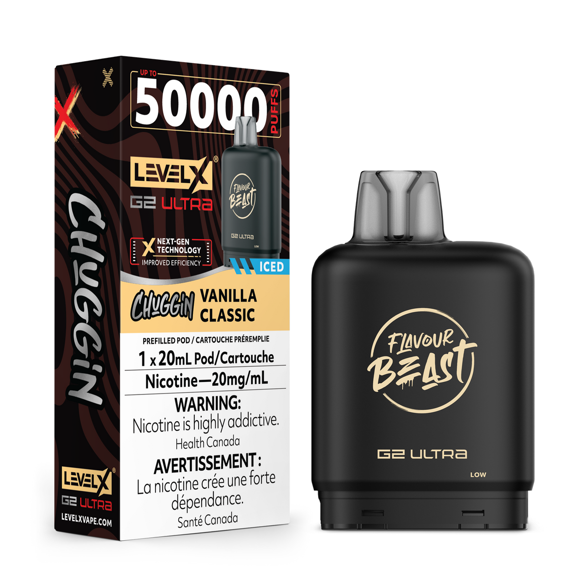 Buy Level X G2 Ultra Pod -  Chuggin' Vanilla Classic Online