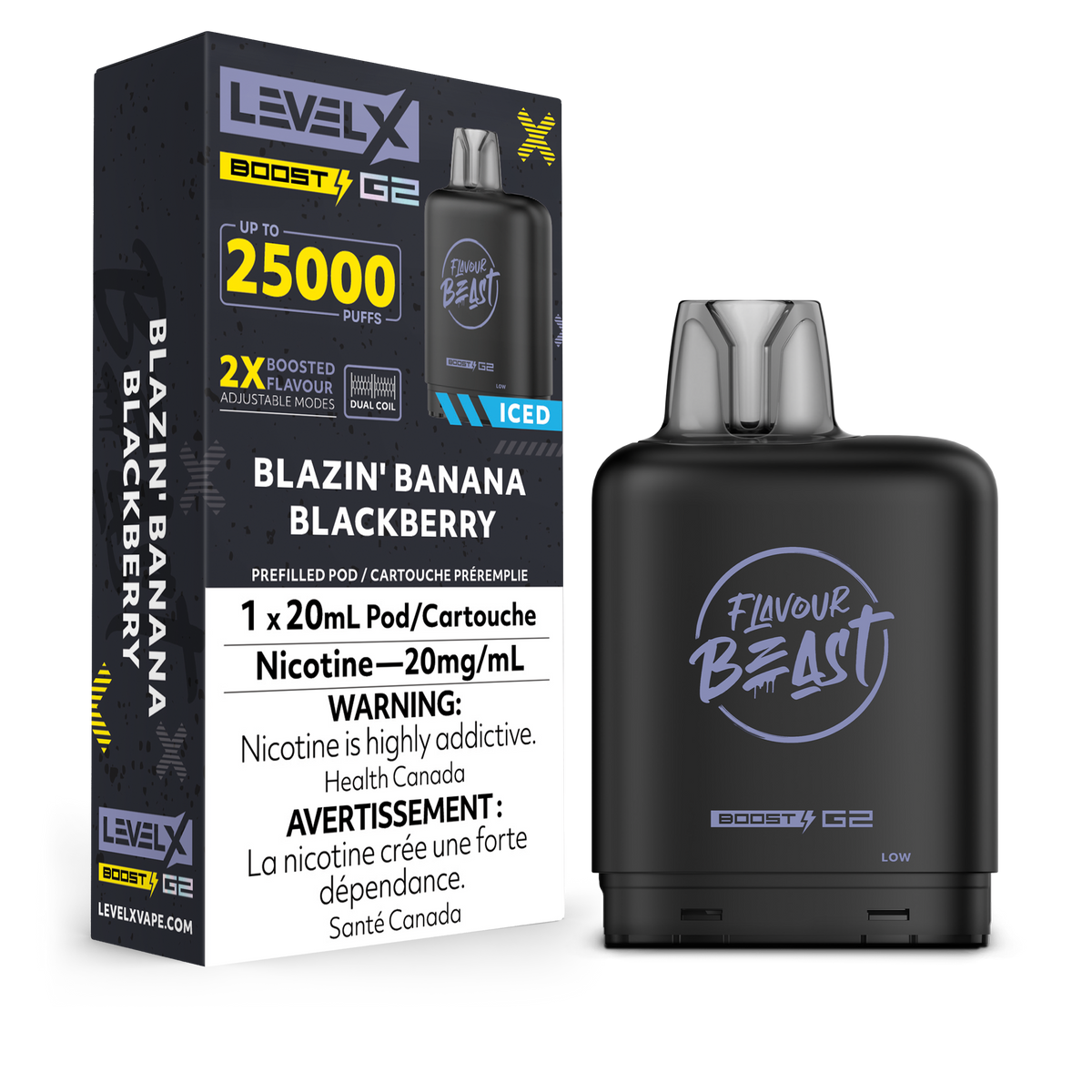 Level X Boost G2 Pod - Blazin' Banana Blackberry (AB)