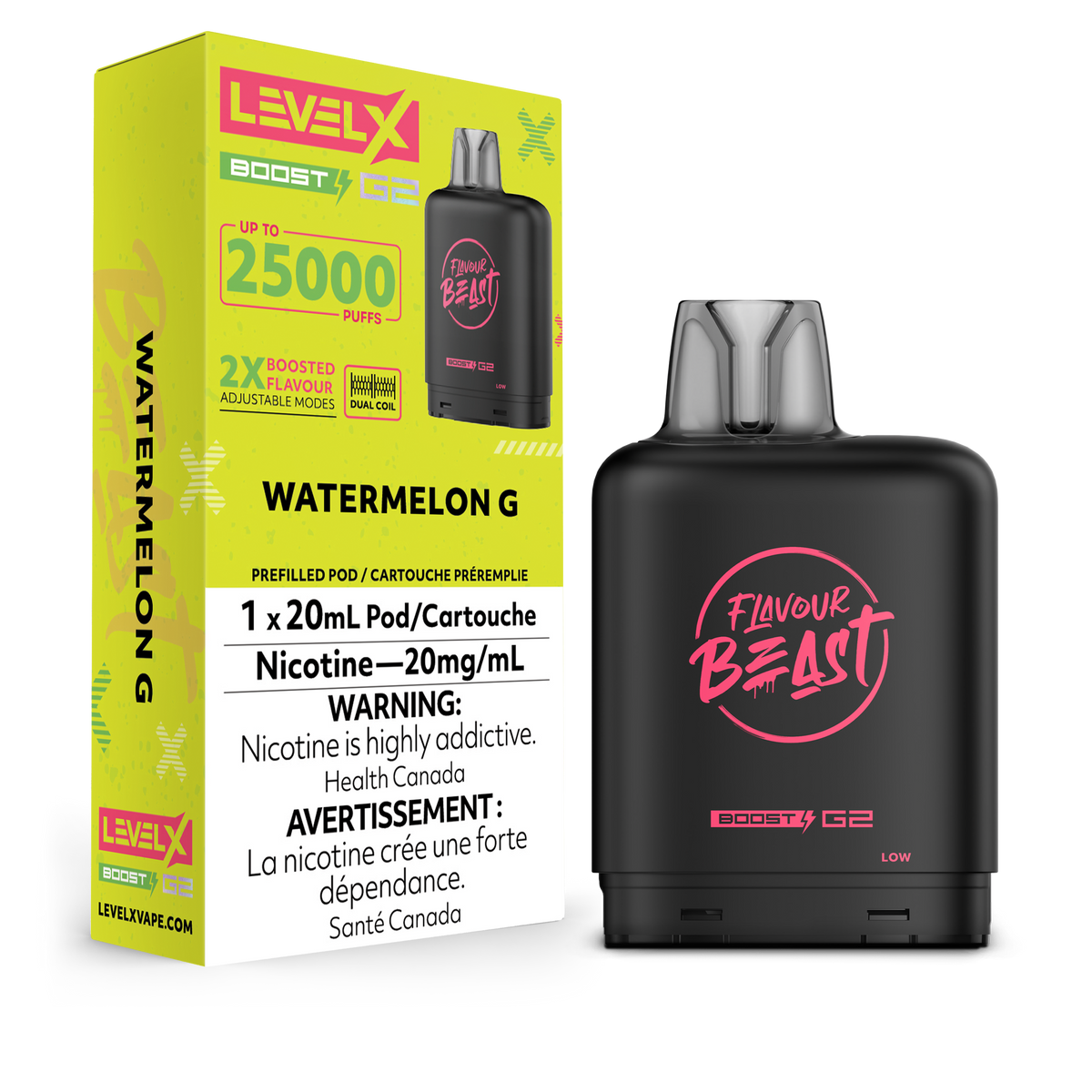 Level X Flavour Beast Boost G2 Pod - Watermelon G