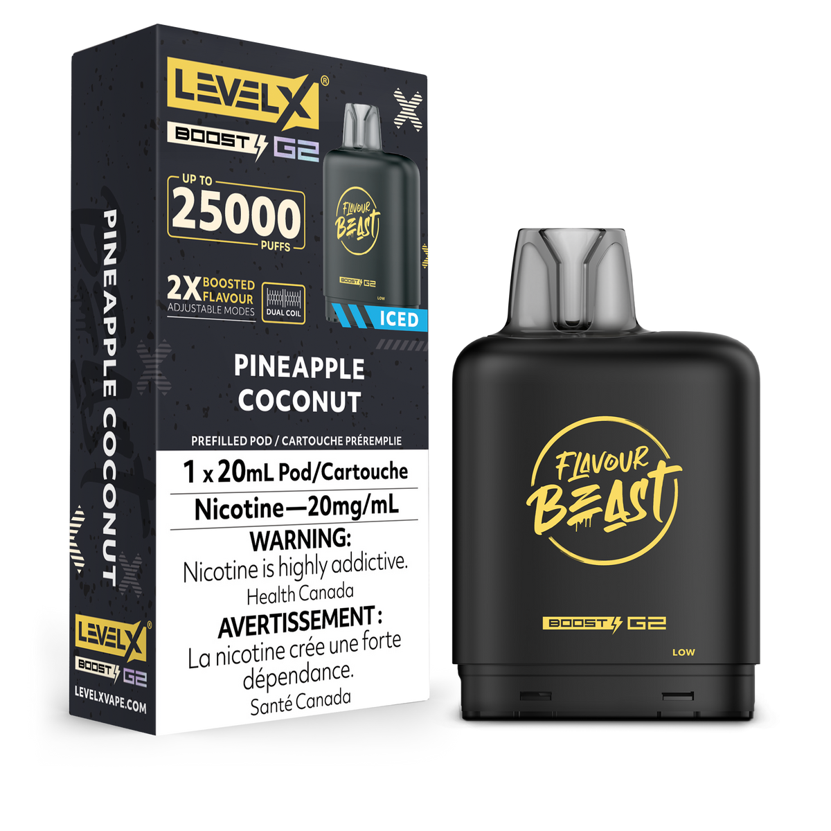 Level X Boost G2 Pod - Pineapple Coconut (Iced)