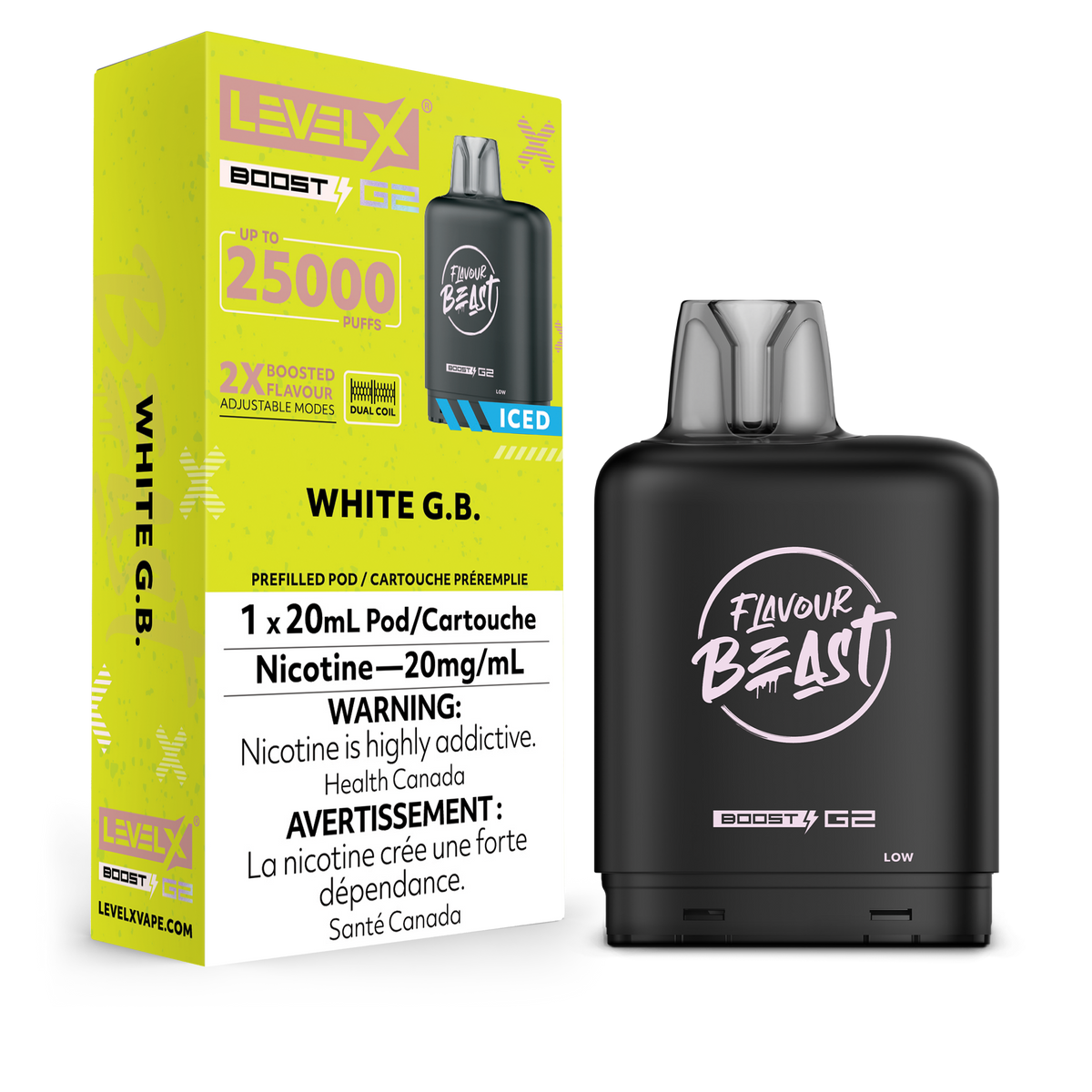 Level X Boost G2 Pod - White G.B. (AB)