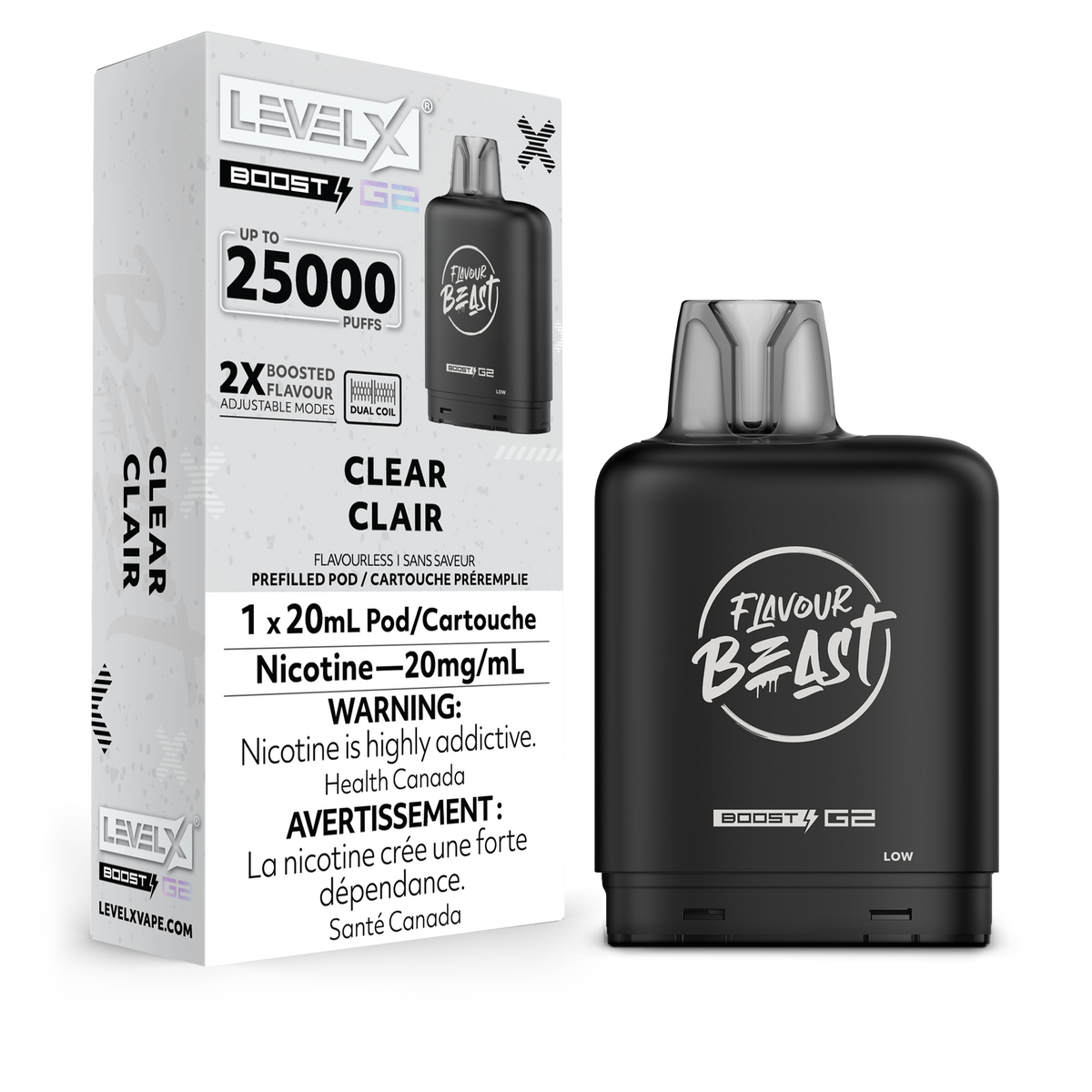 Level X Boost G2 Pod - Clear (AB)