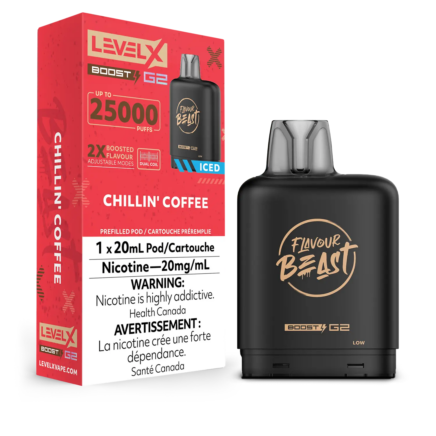 Level X Boost G2 Pod - Chillin' Coffee Iced