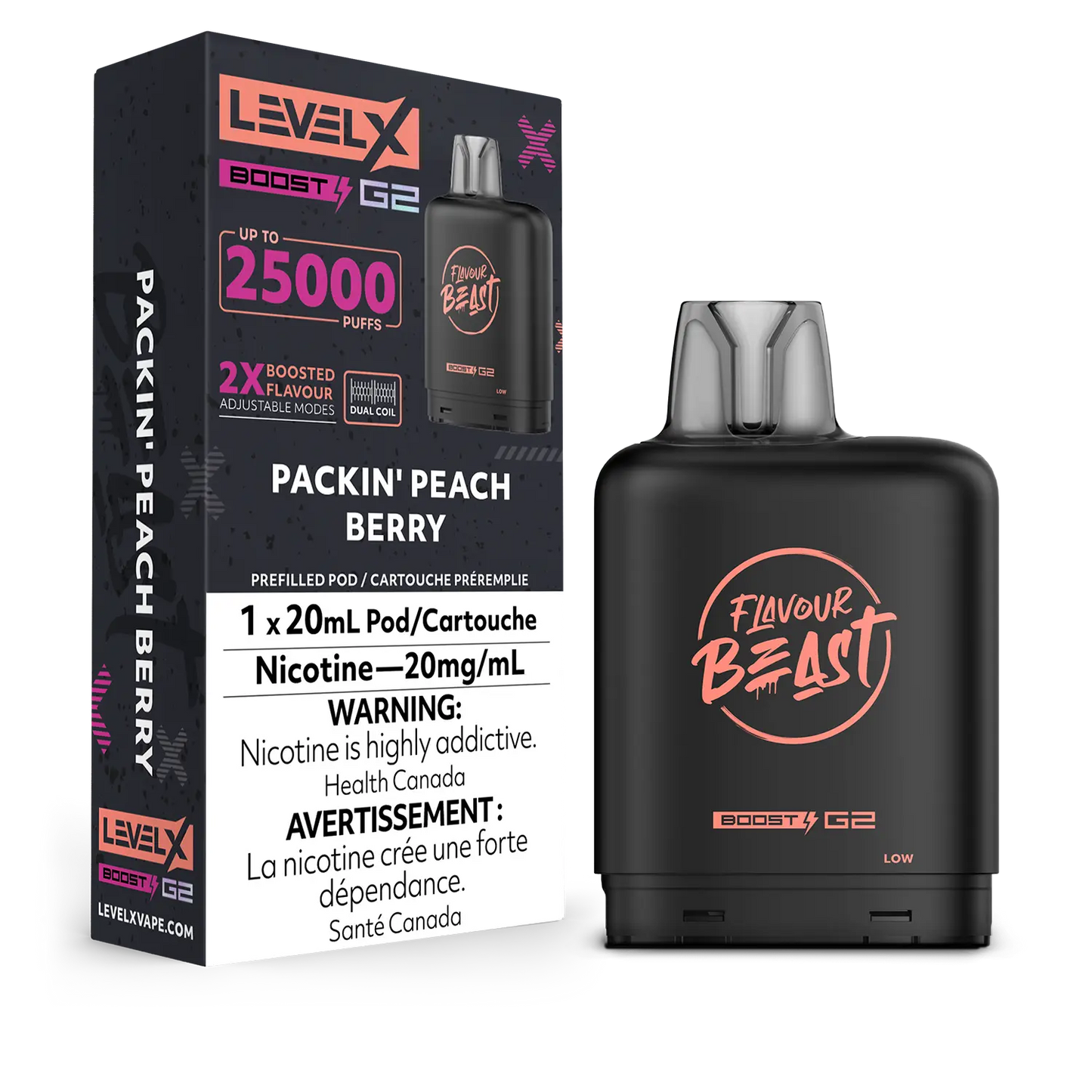 Level X Boost G2 Pod - Packin' Peach Berry