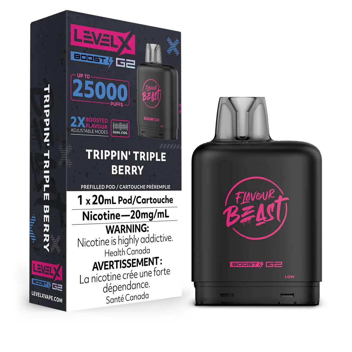 Level X Boost G2 Pod - Trippin' Triple Berry (AB)