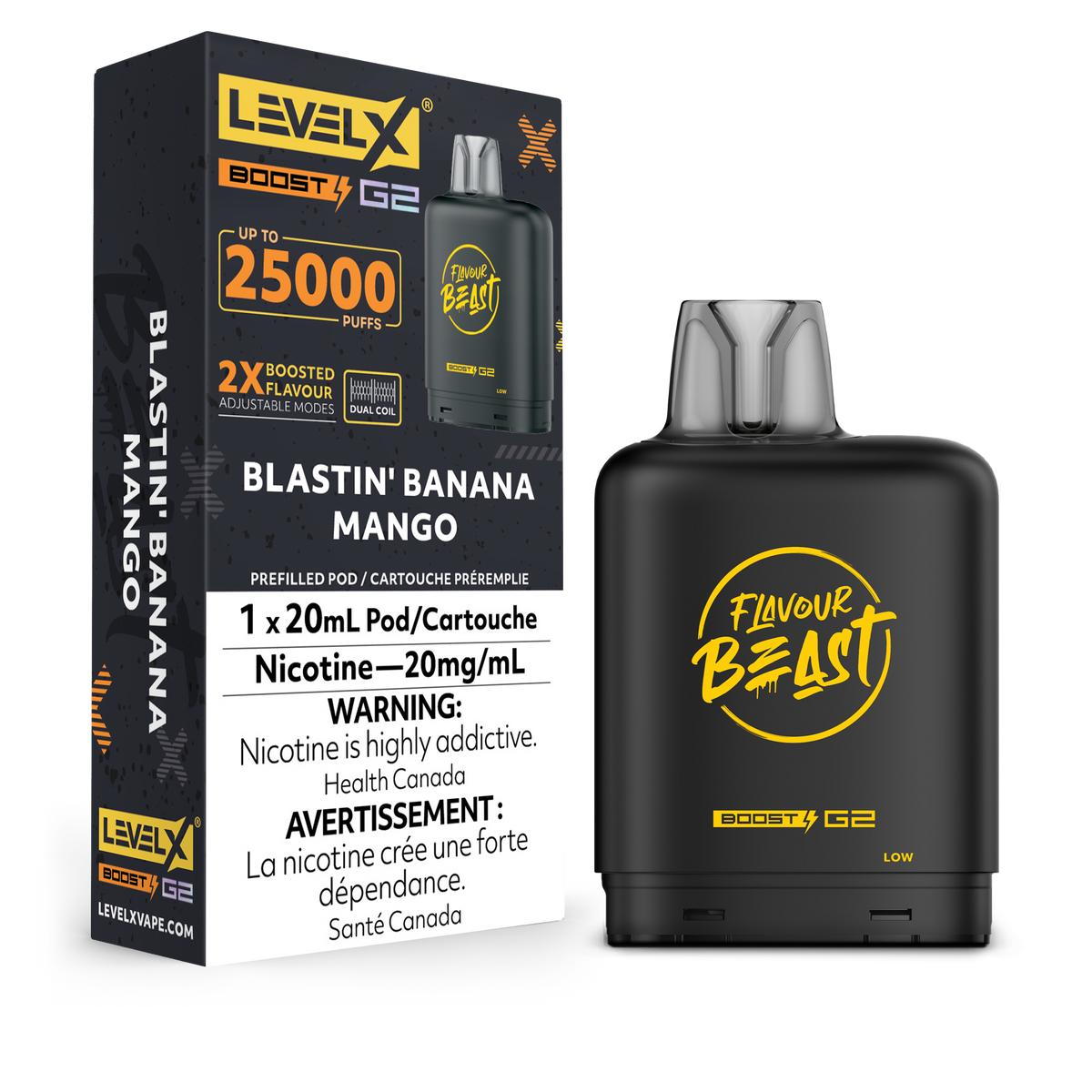 Level X Boost G2 Pod - Blastin' Banana Mango (AB)