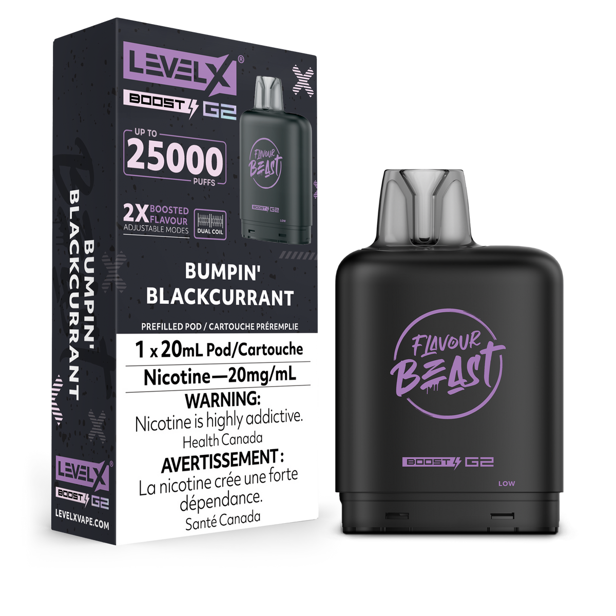 Level X Boost G2 Pod - Bumpin' Blackcurrant (MB)