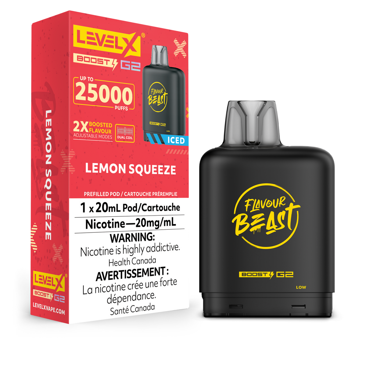 Level X Boost G2 Pod - Lemon Squeeze (AB)