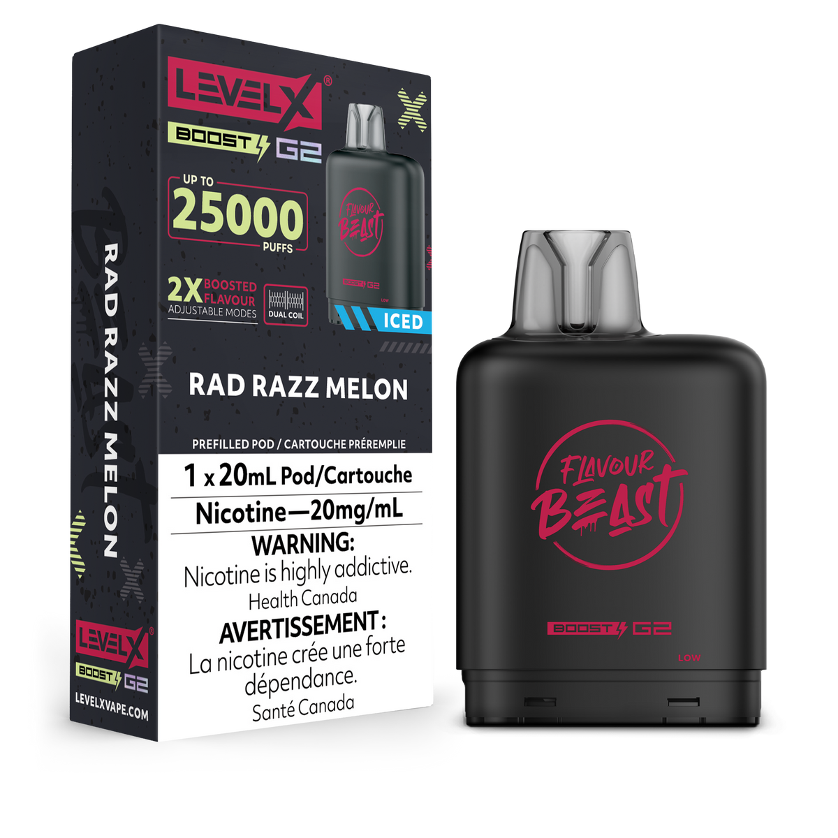 Level X Boost G2 Pod - Rad Razz Melon (MB)