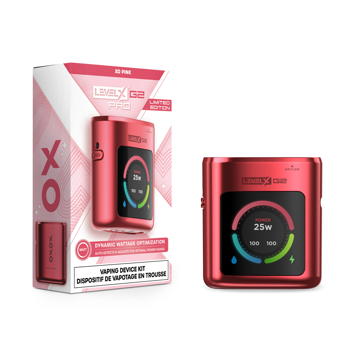 Level X Pro G2 Device Kit 1000 XO Pink Limited Edition