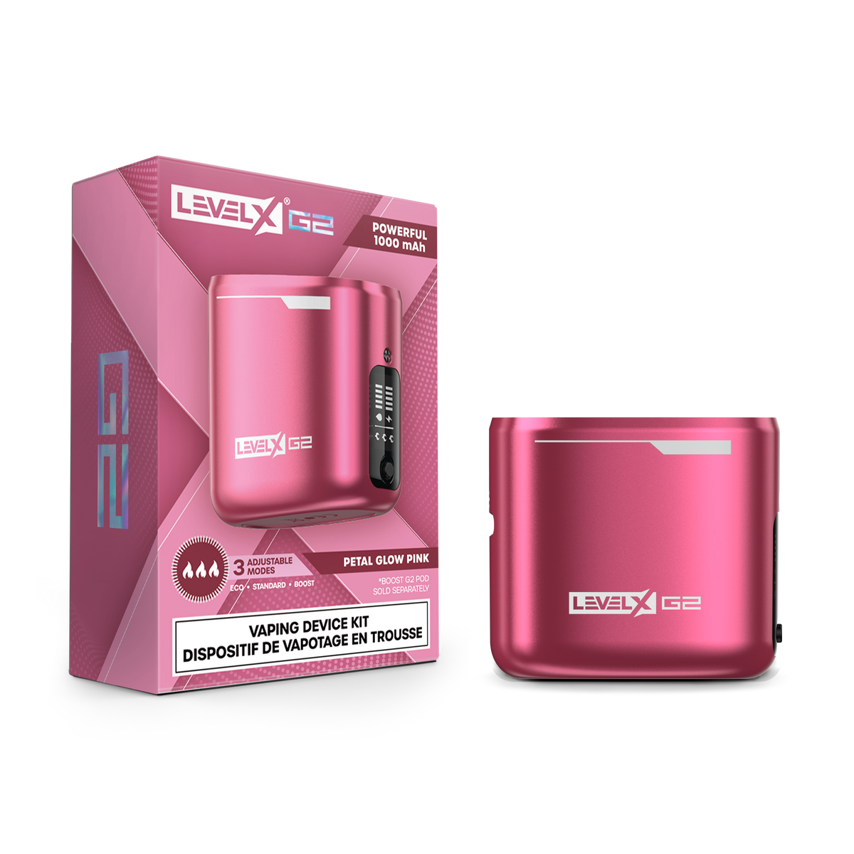 Level X Boost G2 Device Kit 1000 Petal Glow Pink