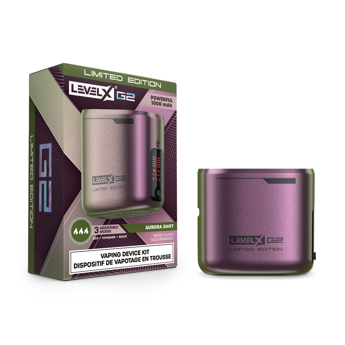 Level X Boost G2 Pro 1000 Device Kit - Midnight Black