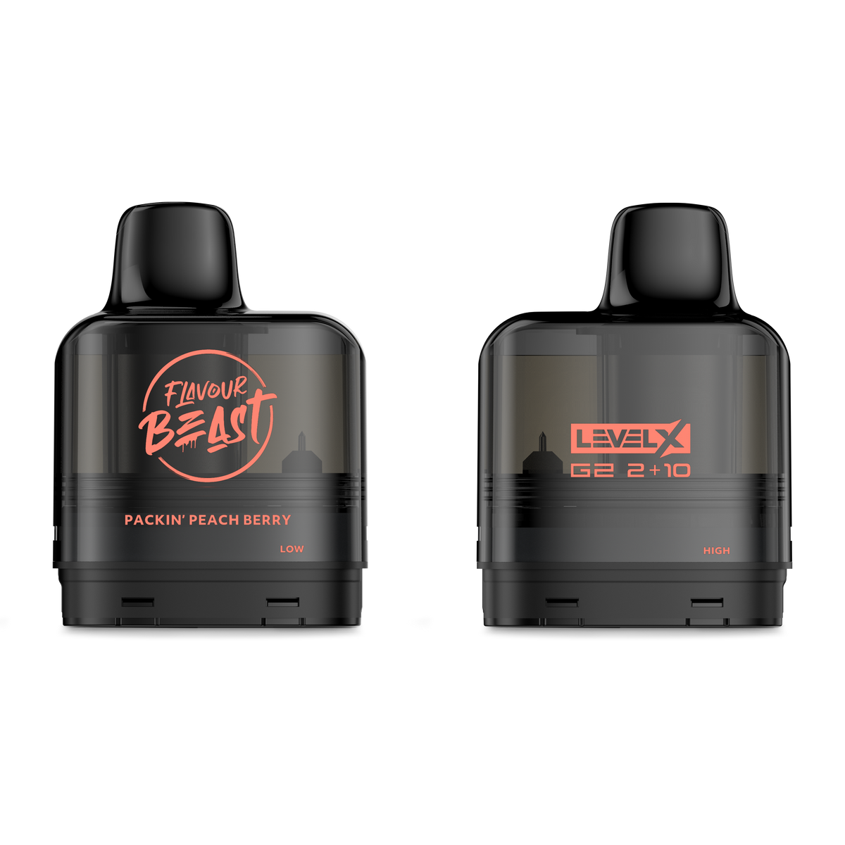 Level X G2 Pod 2+10ml - Packin' Peach Berry