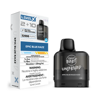 Level X G2 Pod 2+10ml Unleashed - Epic Blue Razz Iced