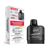 Level X G2 Pod 2+10ml Unleashed - Epic Strawberry Watermelon Iced