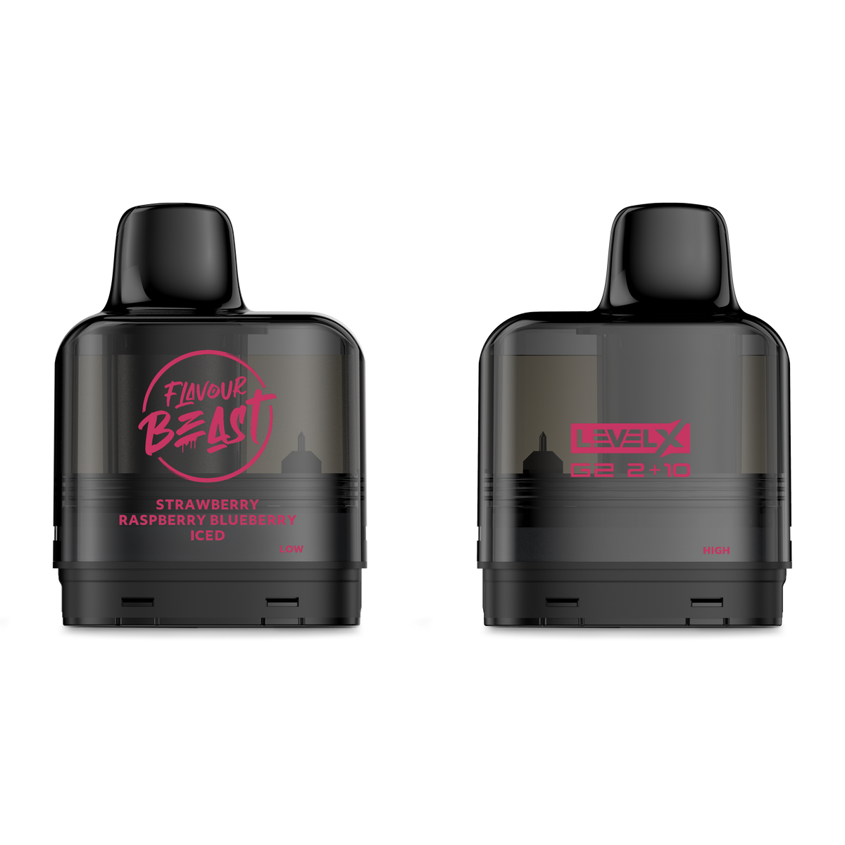 Level X G2 Pod 2+10ml - Strawberry Raspberry Blueberry Iced