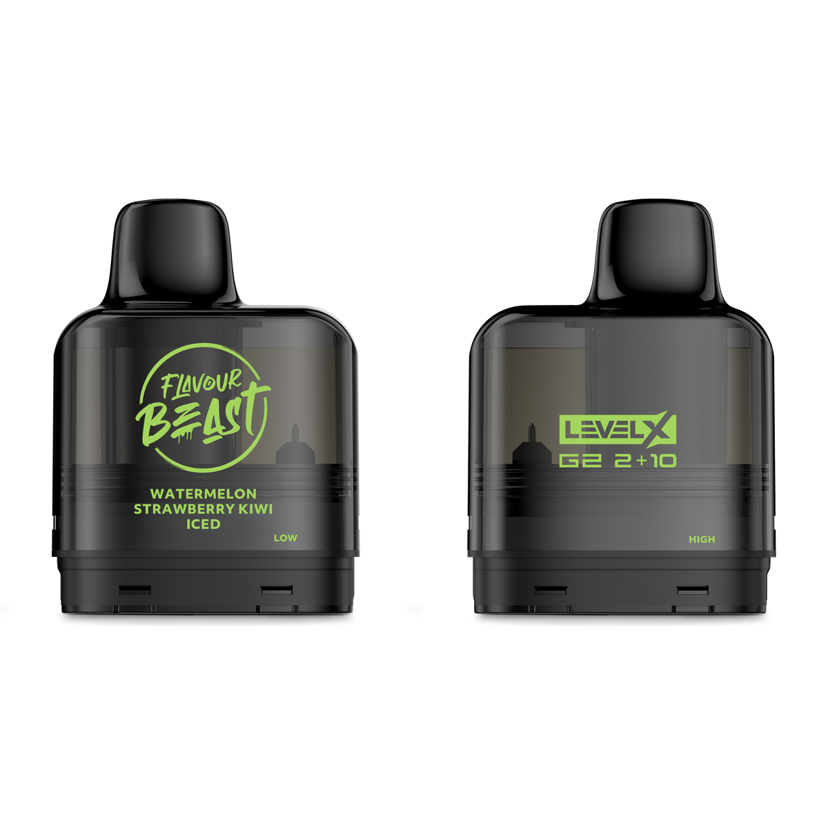 Level X G2 Pod 2+10ml - Watermelon Strawberry Kiwi Iced