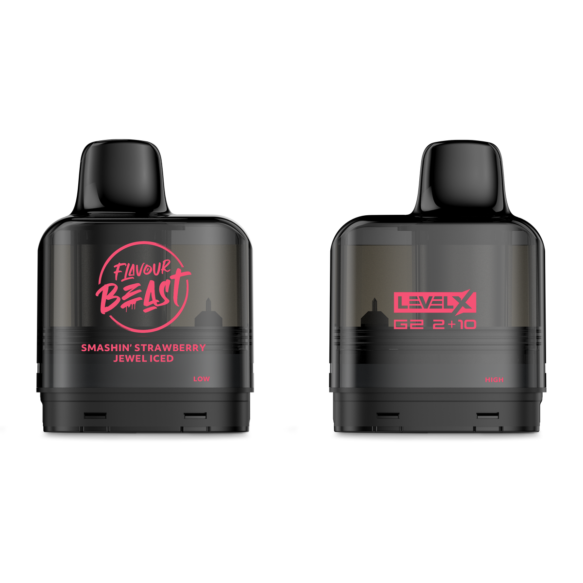 Level X G2 Pod 2+10ml - Smashin' Strawberry Jewel (Iced)
