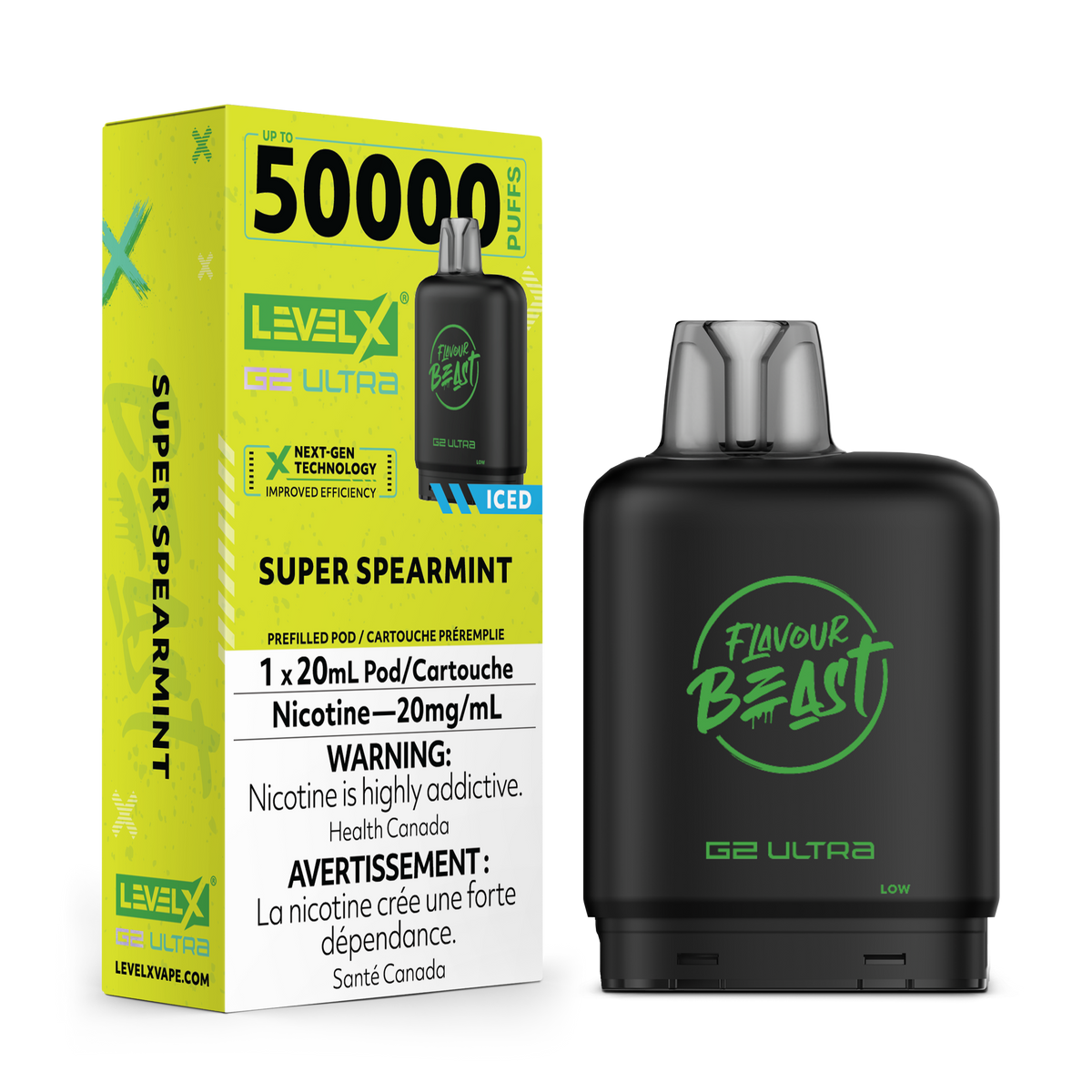 Level X G2 Ultra Pod - Super Spearmint (Iced) (AB)