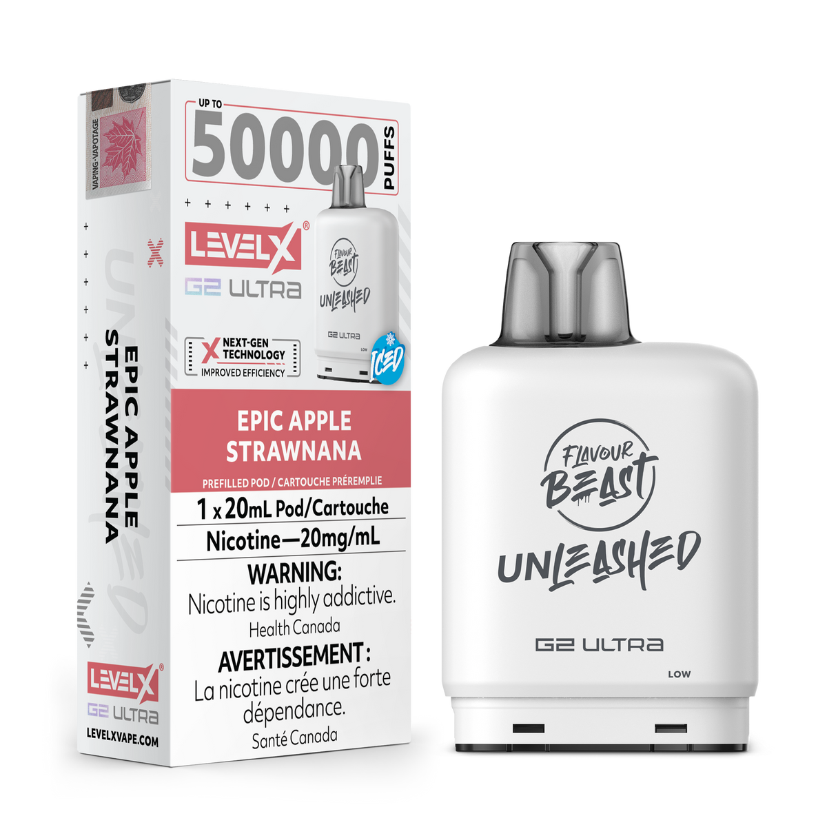 Level X Unleashed G2 Ultra Pod - Epic Apple Strawnana (Iced) (MB)