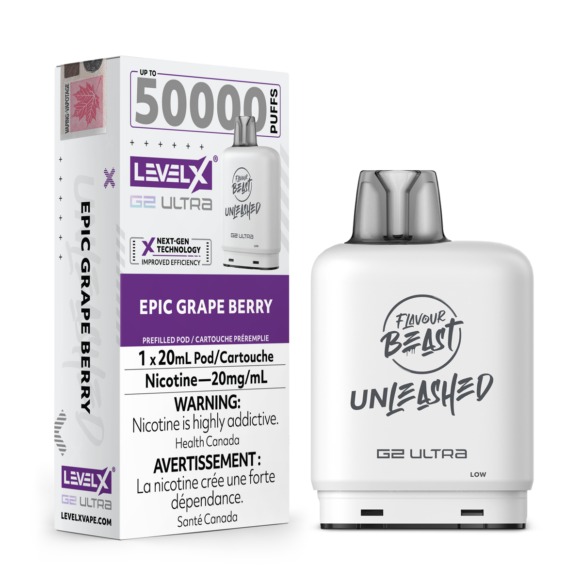 Level X Unleashed G2 Ultra Pod - Epic Grape Berry (MB)