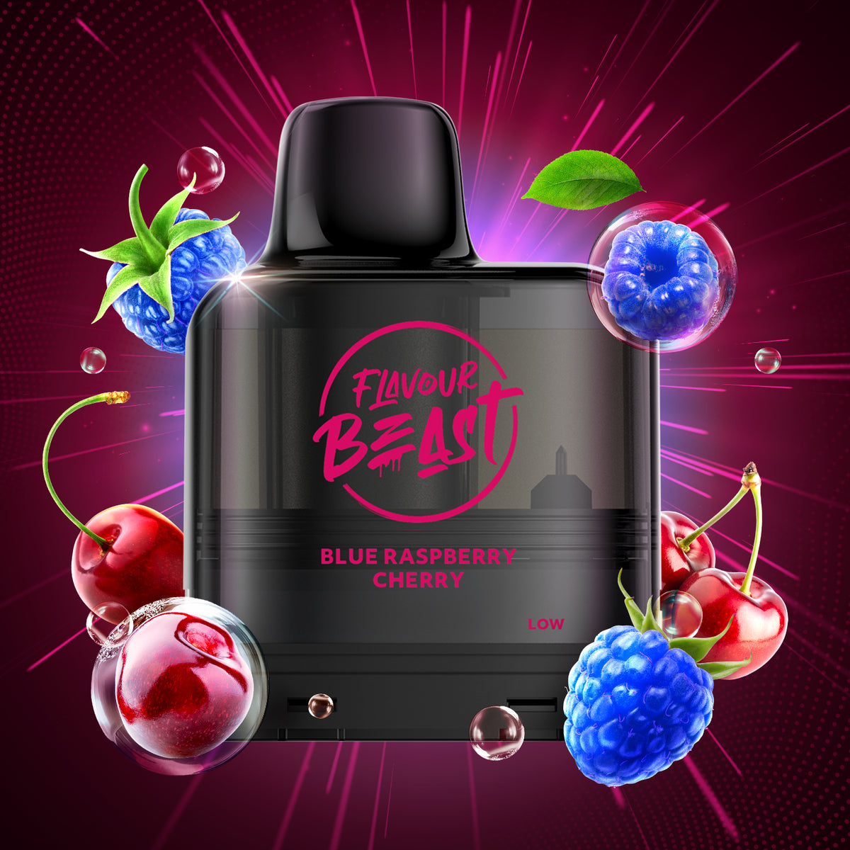 Level X G2 Pod 2+10ml - Blue Raspberry Cherry – Flavour Beast