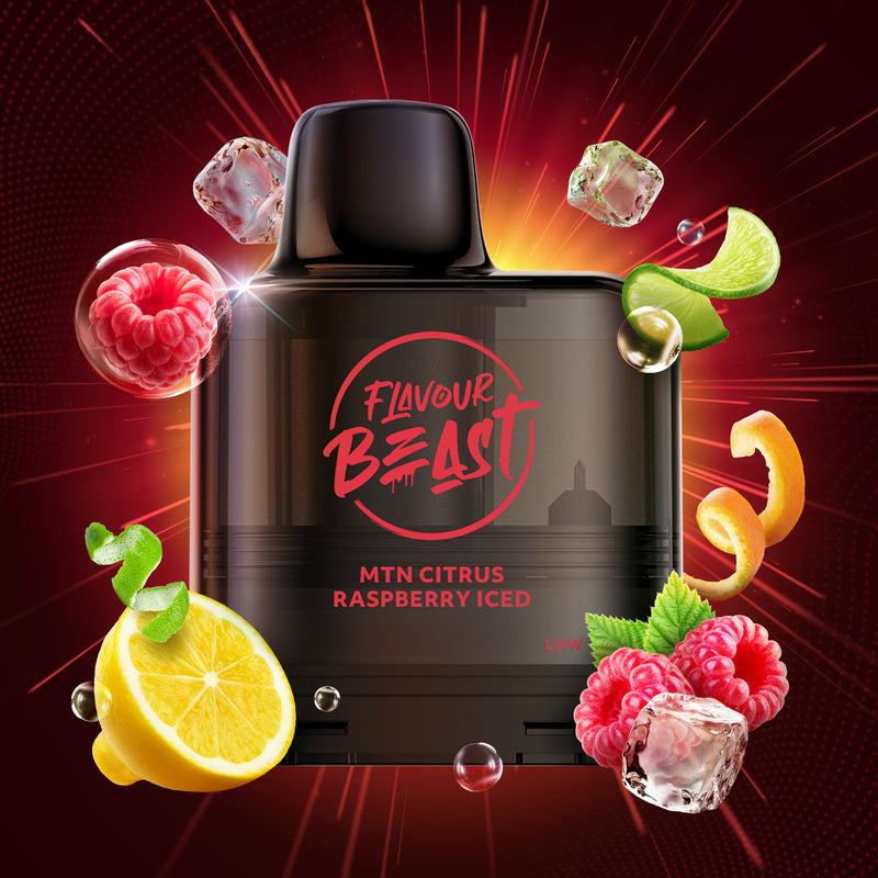 Level X G2 Pod 2+10ml - MTN Citrus Raspberry Iced – Flavour Beast