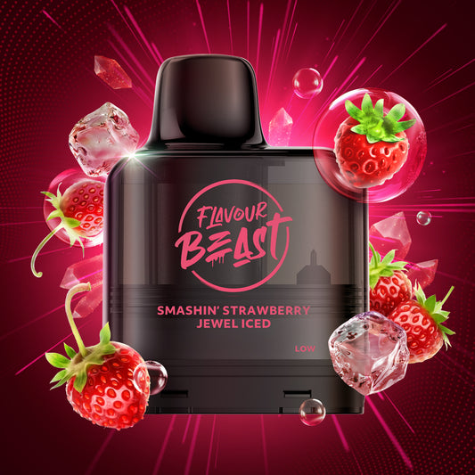 Level X G2 Pod 2+10ml - Smashin' Strawberry Jewel (Iced)