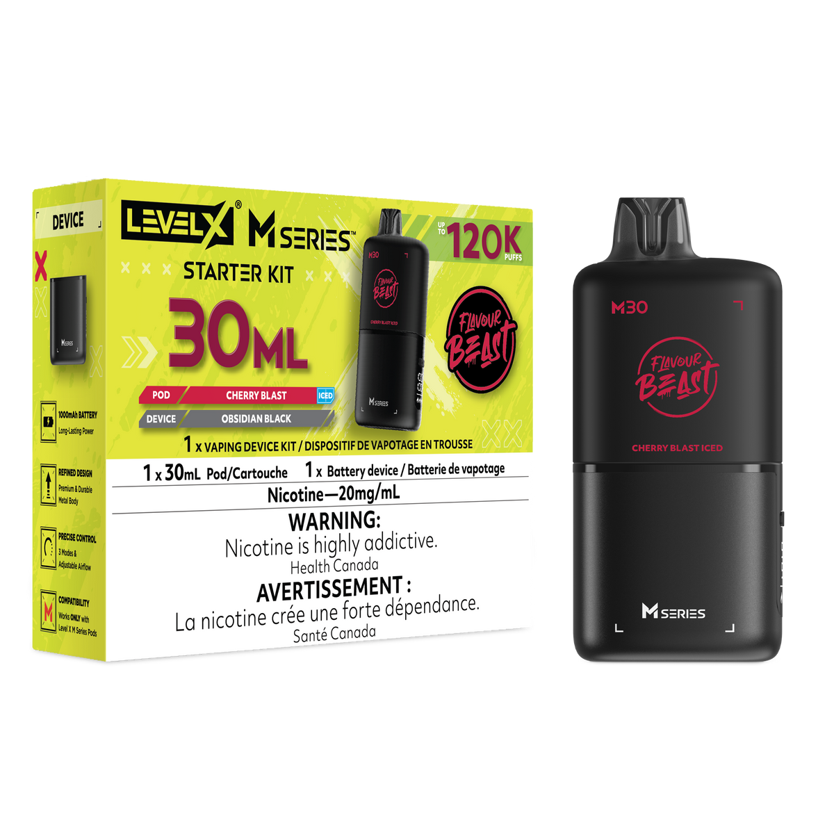 Level X FB M30 Series Starter Kit - Cherry Blast (Iced) (AB)