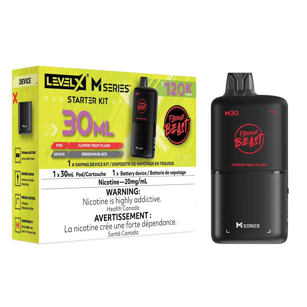 Level X FB M30 Series Starter Kit - Flippin' Fruit Flash (AB)
