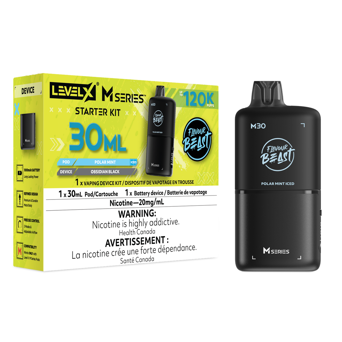 Level X FB M30 Series Starter Kit - Polar Mint (Iced) (ON)