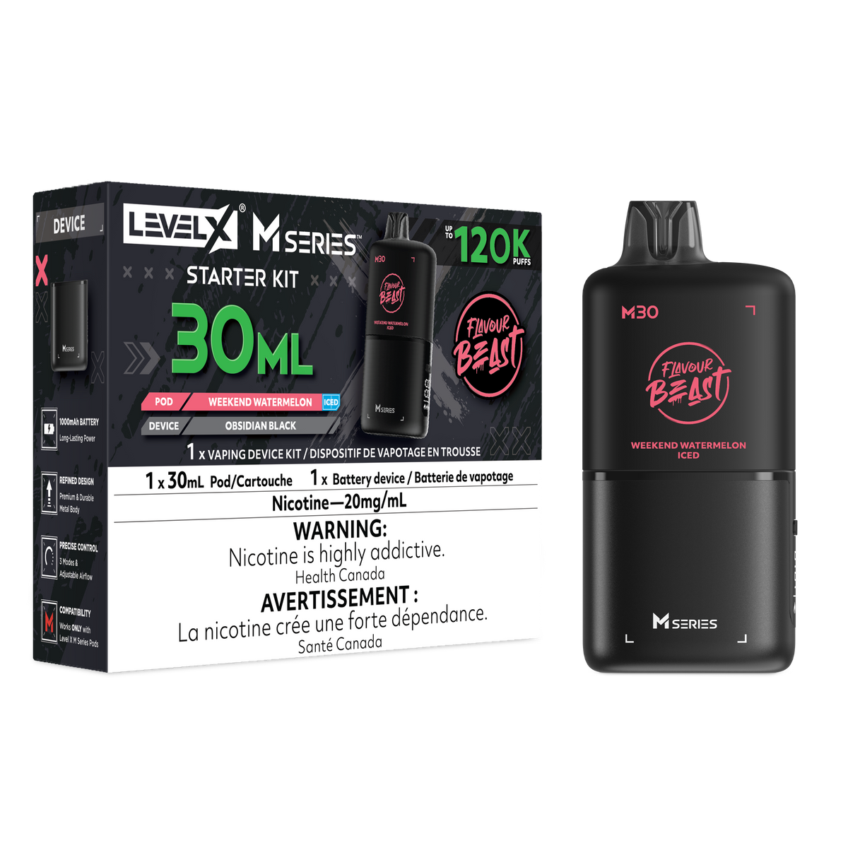 Level X FB M30 Series Starter Kit - Weekend Watermelon (Iced)
