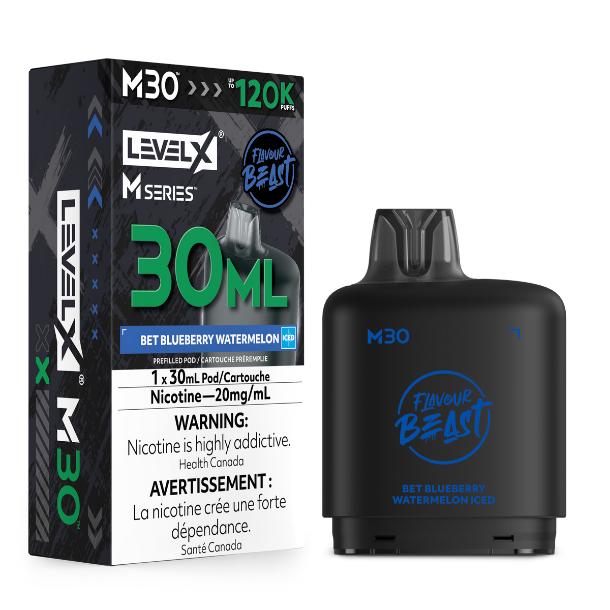 Level X M30 Series - Bet Blueberry Watermelon (Iced) (ON)